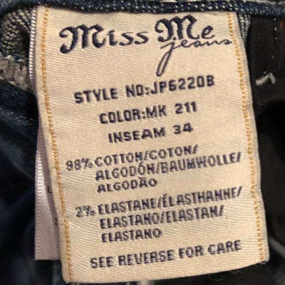 MISS ME Bling Jeans!!!! Worn only TWICE - Picture 5 of 6
